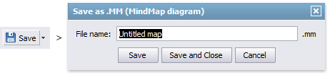 Saving diagrams in TeamWox