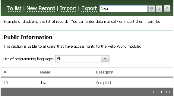 Filtering by keyword: compiled language