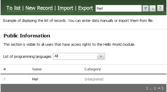 Filtering by keyword: interpreted language