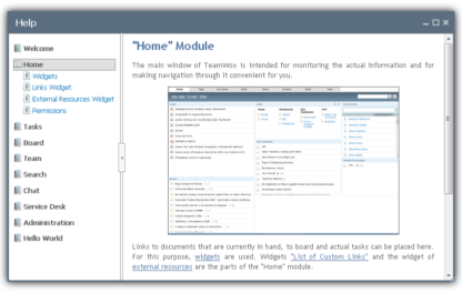 "Help" Module in English