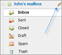Editing mailbox Editing mailbox