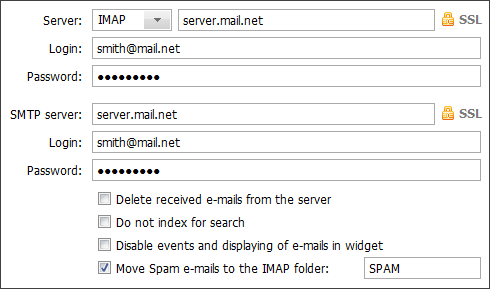 Mailbox settings
