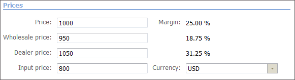 Prices Prices