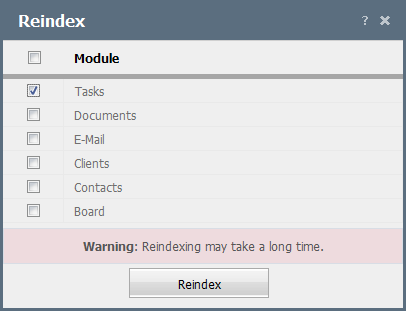 Choosing modules