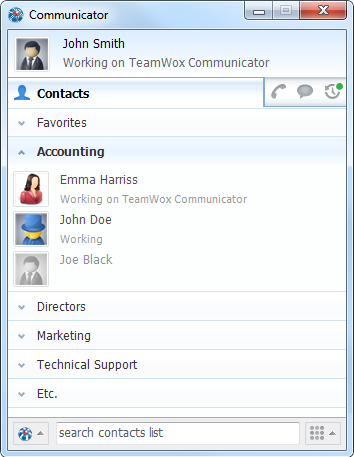TeamWox Communicator