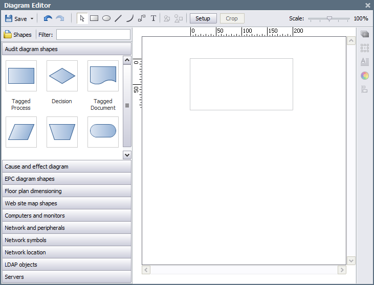 Diagram editor