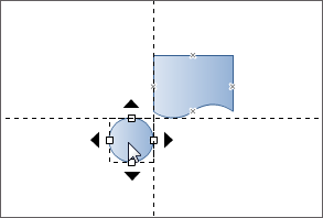 Aligning relatively to object