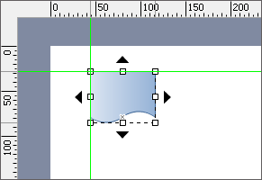 Aligning by guiding lines