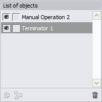 List of objects