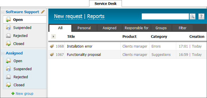 Service Desk Module Service Desk Module
