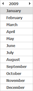 Choosing month