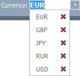 Changing payments currency